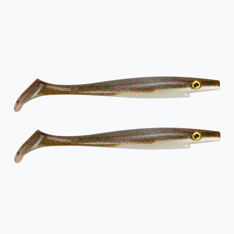 Strike Pro Pig Shad Jr 2 kusy zlaté gumové nástrahy TEV-SP172C-108