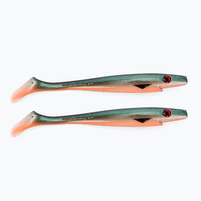 Strike Pro Pig Shad Jr gumová nástraha 2 ks stříbrná TEV-SP172C-C099