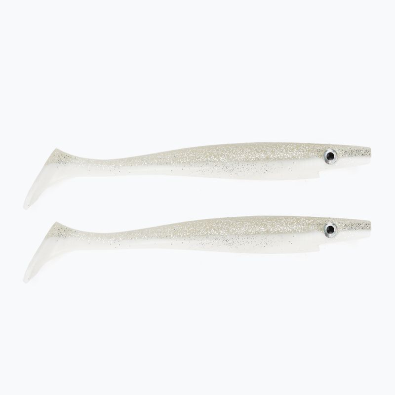 Strike Pro Pig Shad Jr gumová nástraha 2 ks stříbrná TEV-SP172C-C014