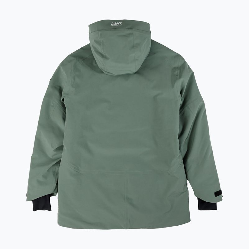 Pánská snowboardová bunda Colourwear Foil Anorak dk sage 2