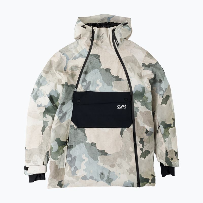 Pánská snowboardová bunda Colourwear Foil Anorak water camo