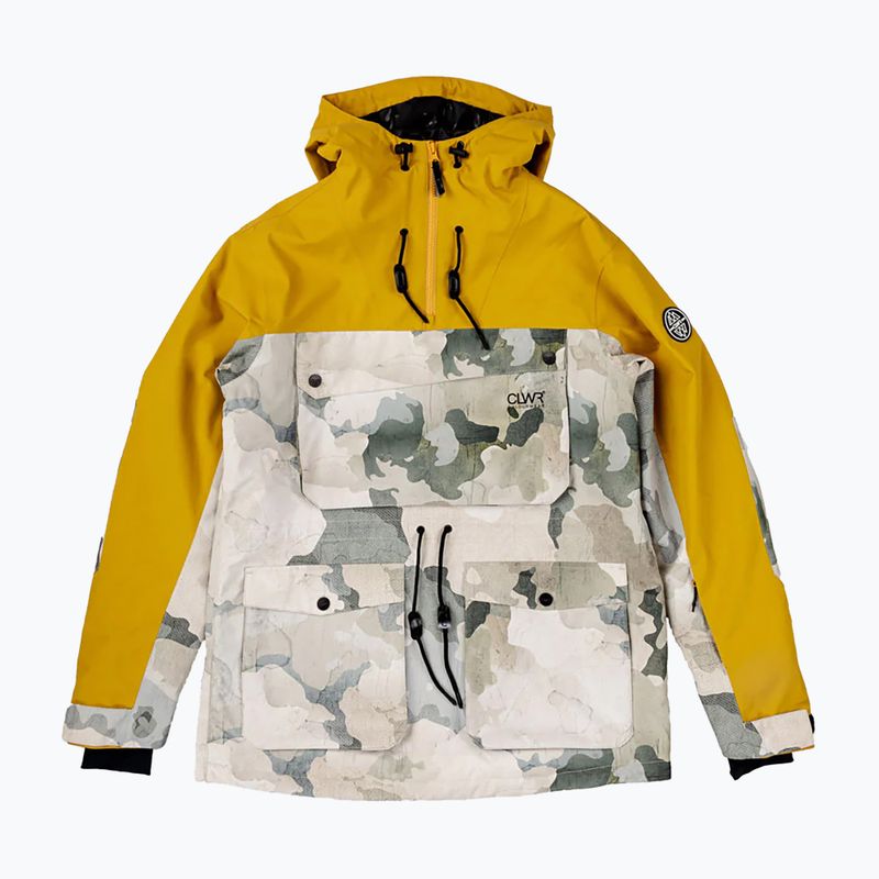 Pánská snowboardová bunda Colourwear Essential Anorak yellow