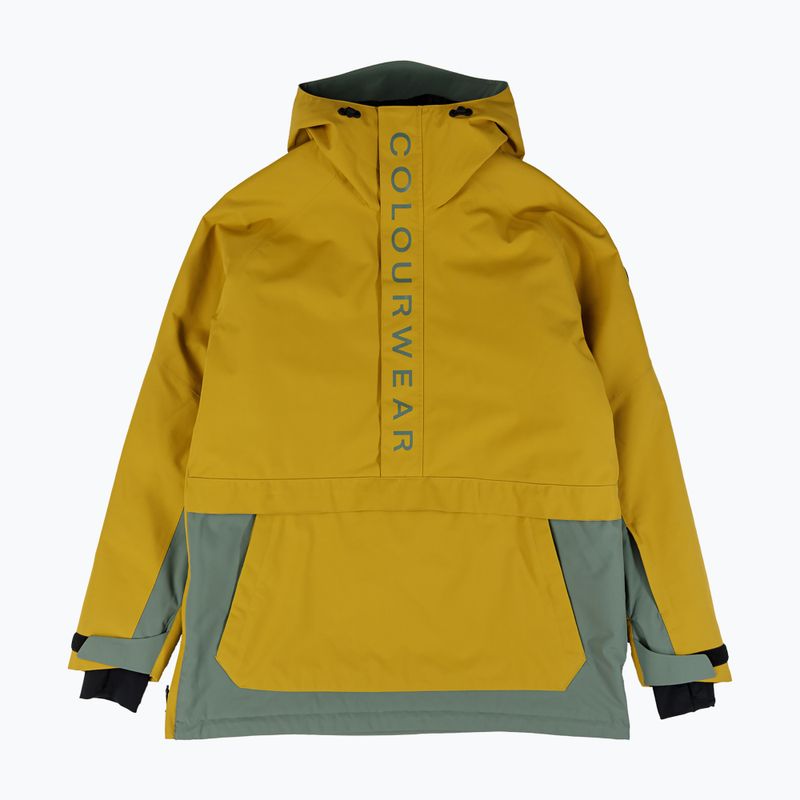 Pánská snowboardová bunda Colourwear Signature Anorak yellow