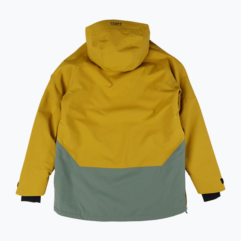 Pánská snowboardová bunda Colourwear Signature Anorak yellow 2