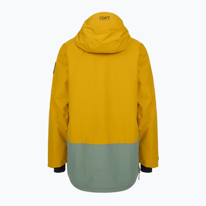 Pánská snowboardová bunda Colourwear Signature Anorak yellow 2