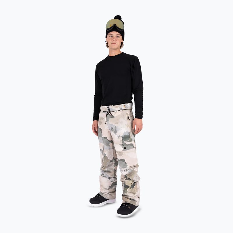 Pánské snowboardové kalhoty Colourwear Flight water camo 2