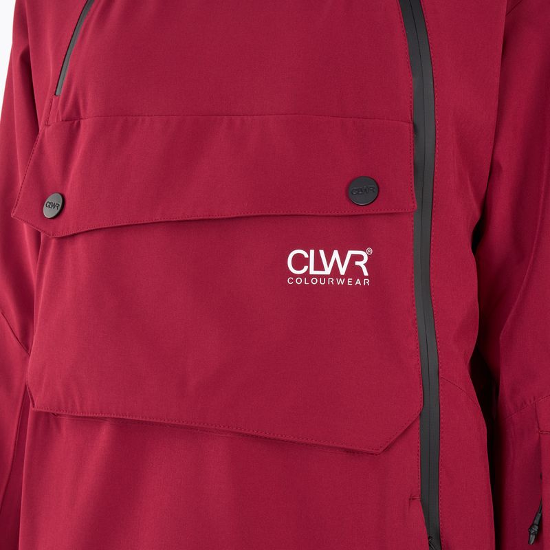 Dámská snowboardová bunda Colourwear Cake Anorak 2.0 rasberry red 3