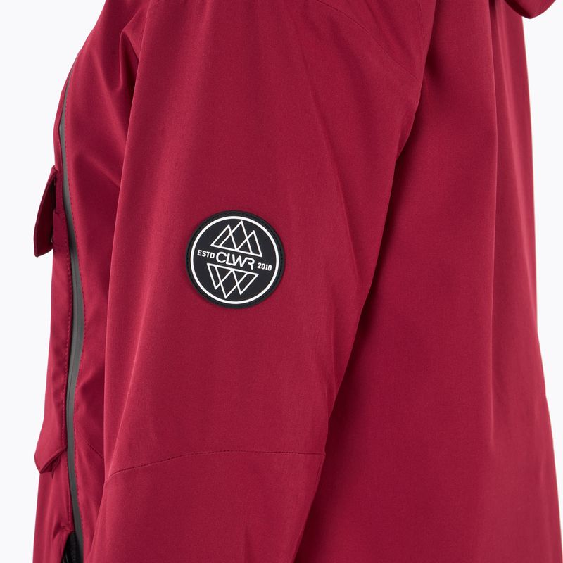 Dámská snowboardová bunda Colourwear Cake Anorak 2.0 rasberry red 5