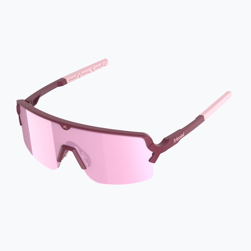 Sluneční brýle Tripoint 009 Lake Prespa Small matt burgundy/brown/pink multi 3