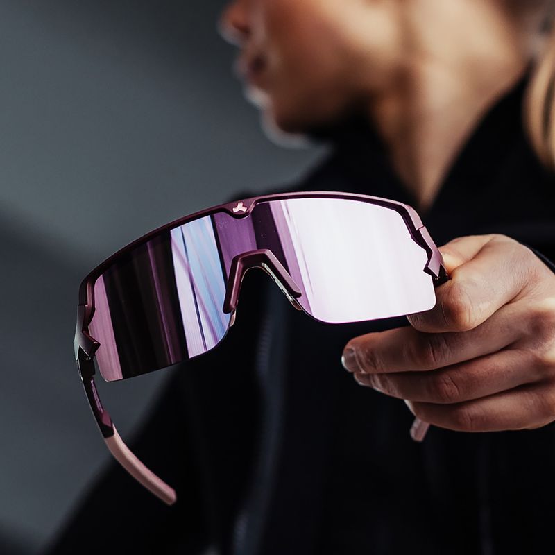 Sluneční brýle Tripoint 009 Lake Prespa Small matt burgundy/brown/pink multi 10