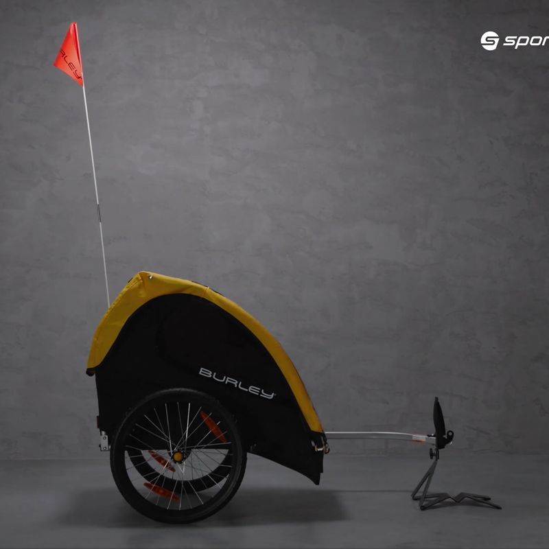 Dětský přívěs za kolo Burley Bee Single černý BU-946206 17