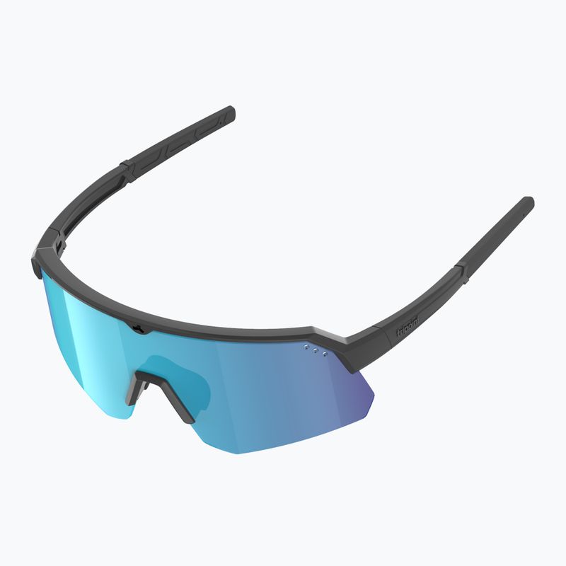 Sluneční brýle Tripoint 001 Treriksroset matt black/smoke/blue multi 5