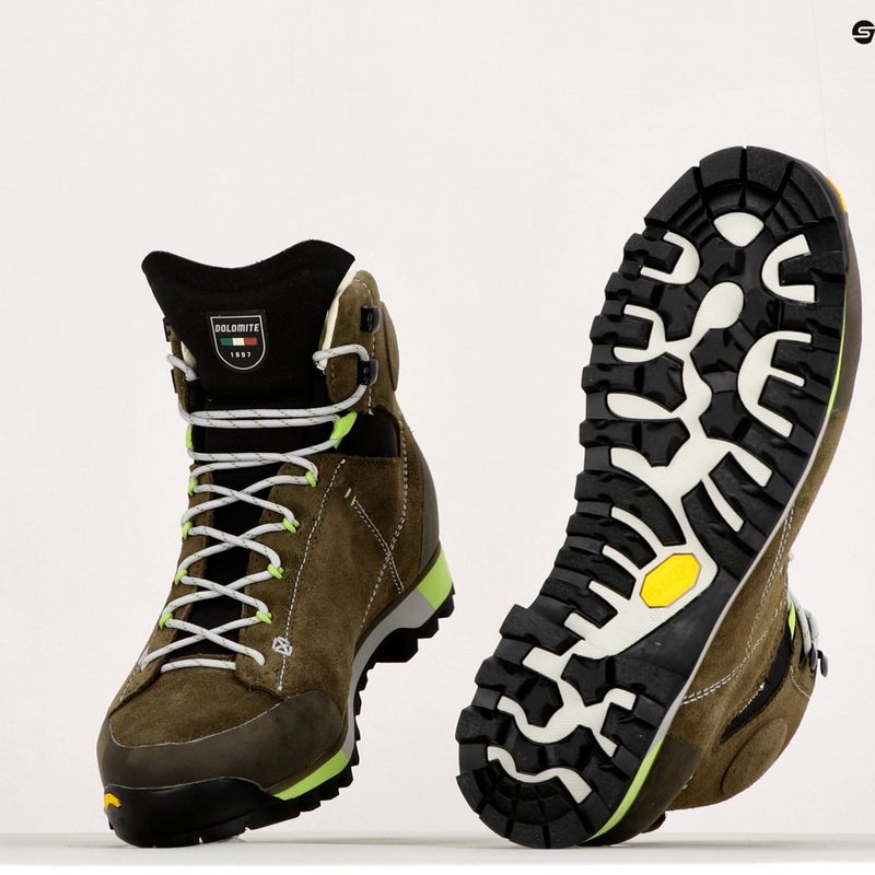 Pánská trekingová obuv Dolomite 54 Hike Evo Gtx zelená 10