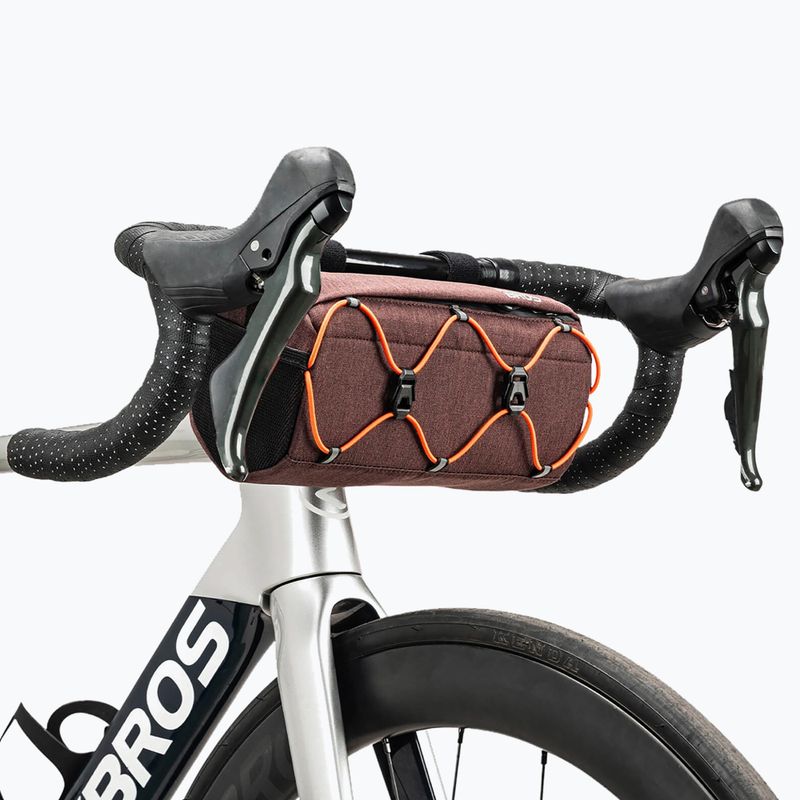 Taška na řídítka na kolo Rockbros 30110054 Bike Front Bag 2,2 l brown 2