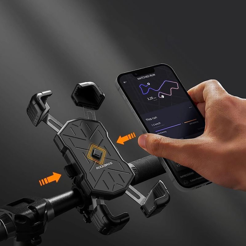 Držák na telefon na kolo Rockbros 25210030001 Phone Holder black 4