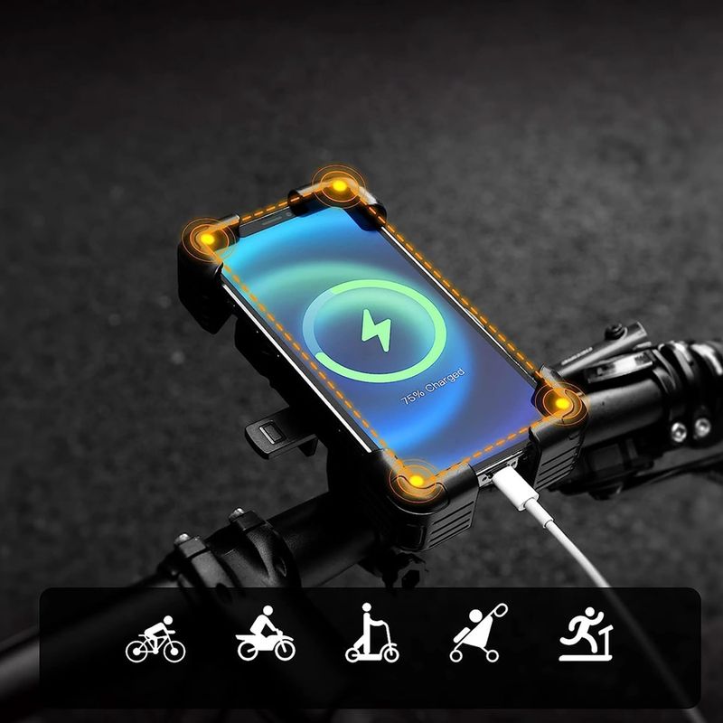 Držák na telefon na kolo Rockbros 25210030001 Phone Holder black 5