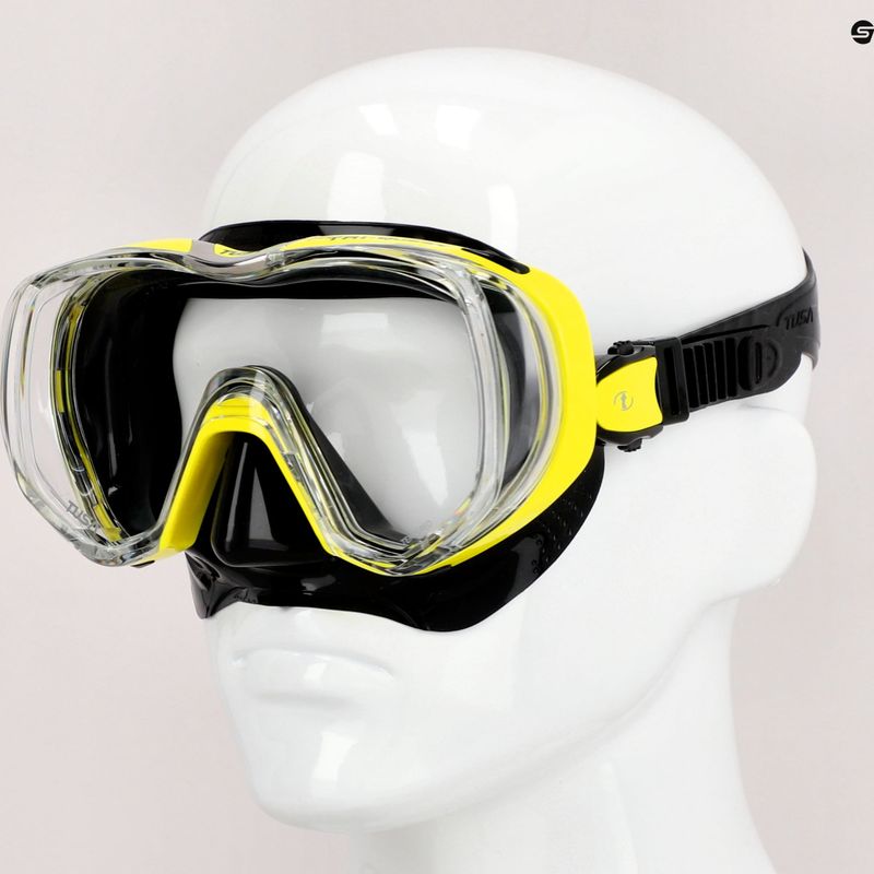 TUSA Tri-Quest Fd Mask Yellow M-3001 5