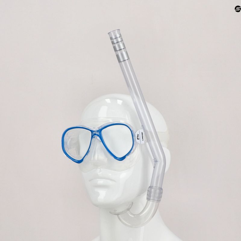 Cressi Perla Jr Baby Snorkel Set Perla Mask + Minigringo Snorkel Clear Blue DM101220 10