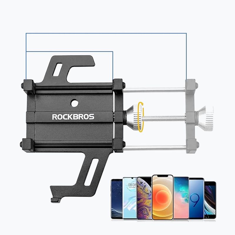 Držák telefonu na kolo Rockbros 699 black 3