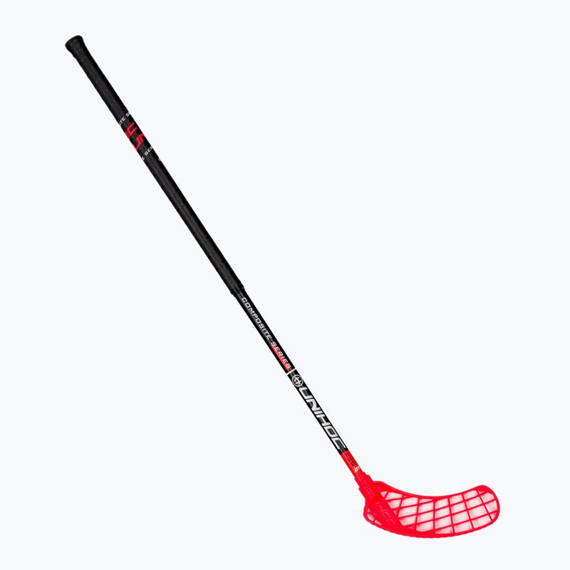 Florbalová hůl UNIHOC Sonic Composite 29 pro leváky černá/červená 04947