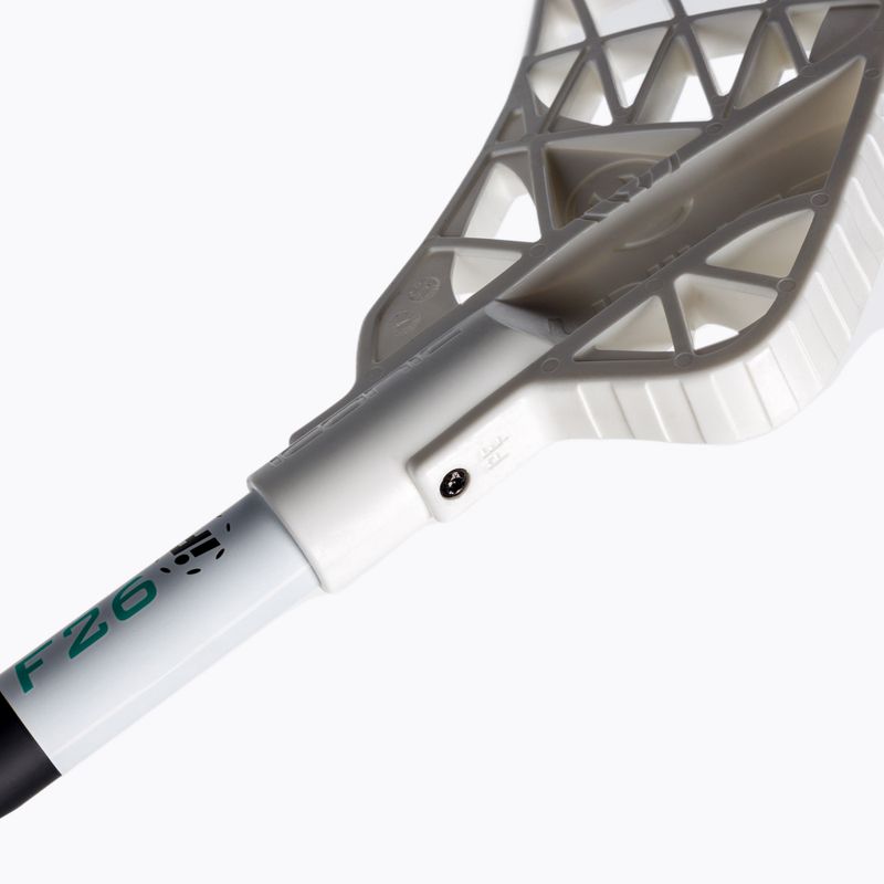 Pravá florbalová hůl UNIHOC Iconic Composite 26 white/black 04942 4
