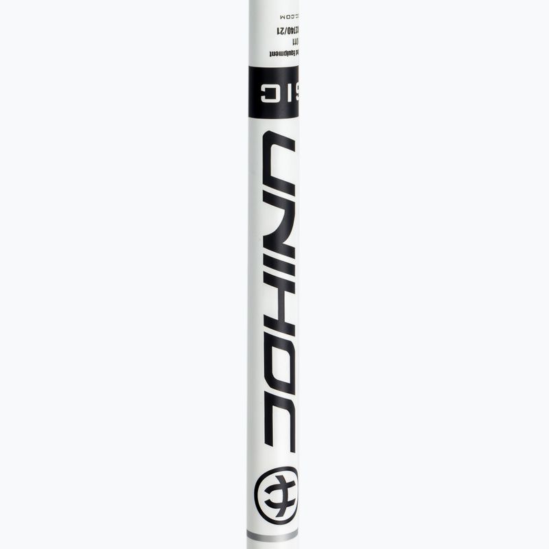 Florbalová hůl UNIHOC Unity Composite 26 white 04940 pro praváky 3