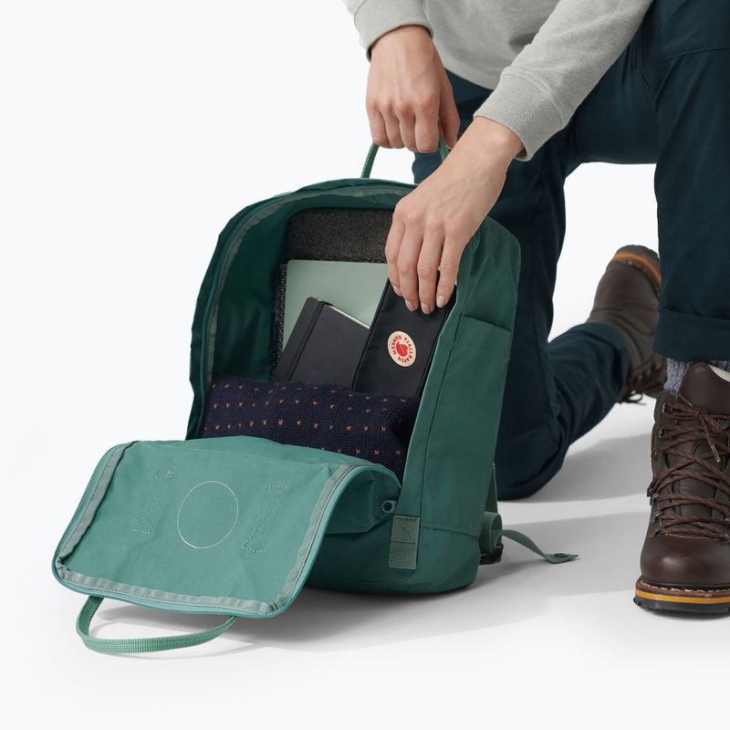 Turistický batoh  Fjällräven Kanken 16 l frost green 14