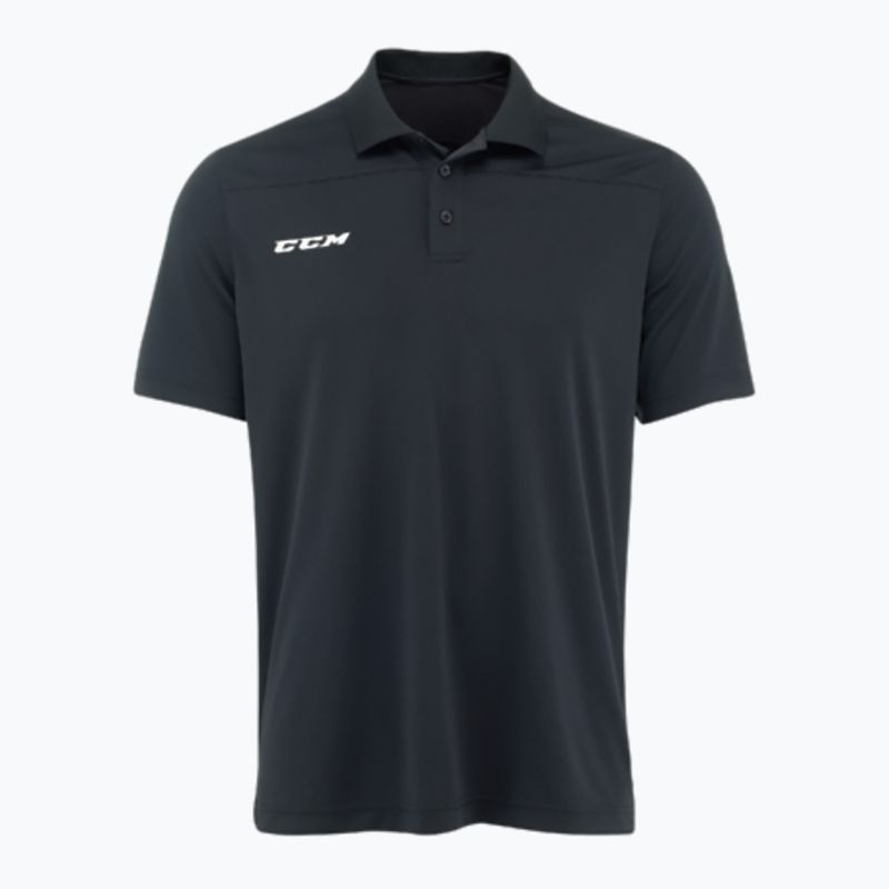Pánské tričko CCM Polo SR černé