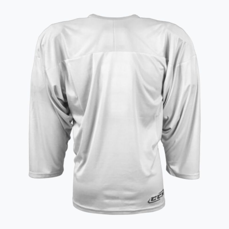 Pánské hokejové tričko s dlouhým rukávem CCM 10200 SR white 2