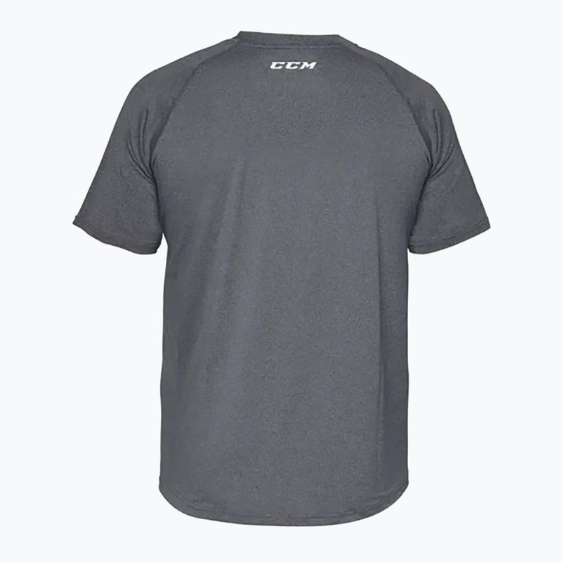 Pánské tričko CCM Ribano Performance Loose Fit SR grey 2
