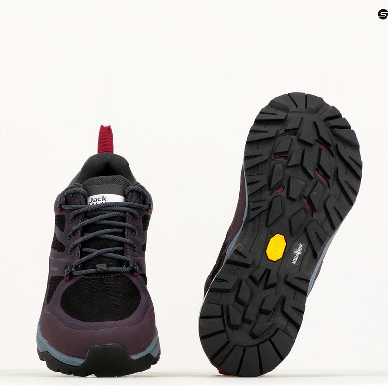 Dámská trekingová obuv Jack Wolfskin Force Striker Texapore Low fialová 4038893 10