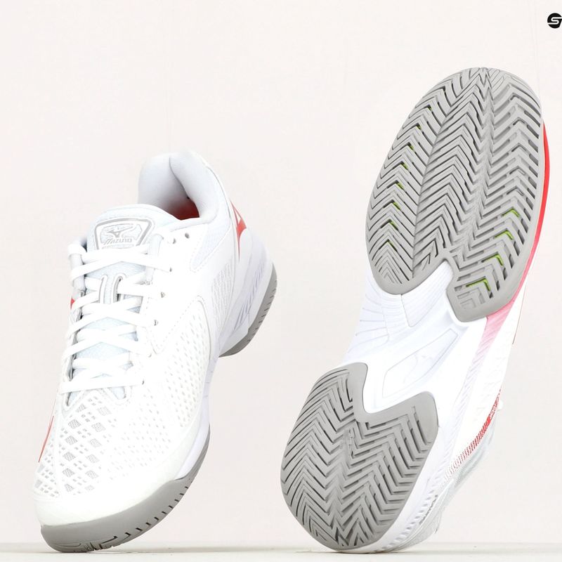 Dámské tenisové boty Mizuno Wave Exceed Tour 4 AC white/rose red/nimbus cloud 10