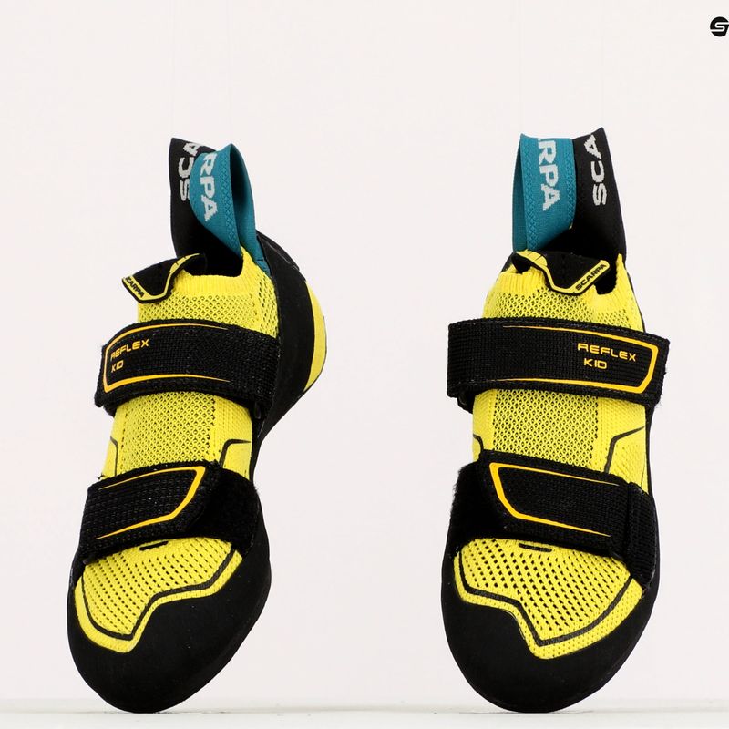 Dětské lezečky SCARPA Reflex Kid Vision žluto-černé 70072-003/1 9