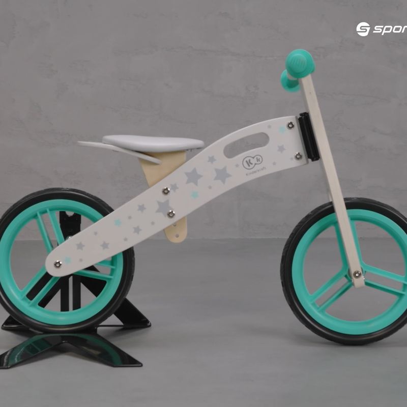Běžecké kolo Kinderkraft Runner bílo-zelené KKRUNNRSTR0000 7