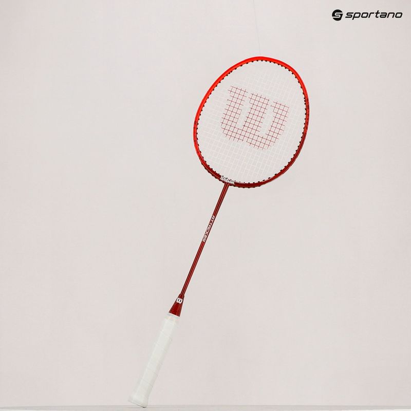 Badmintonová raketa Wilson Attacker červená WR041610H 5