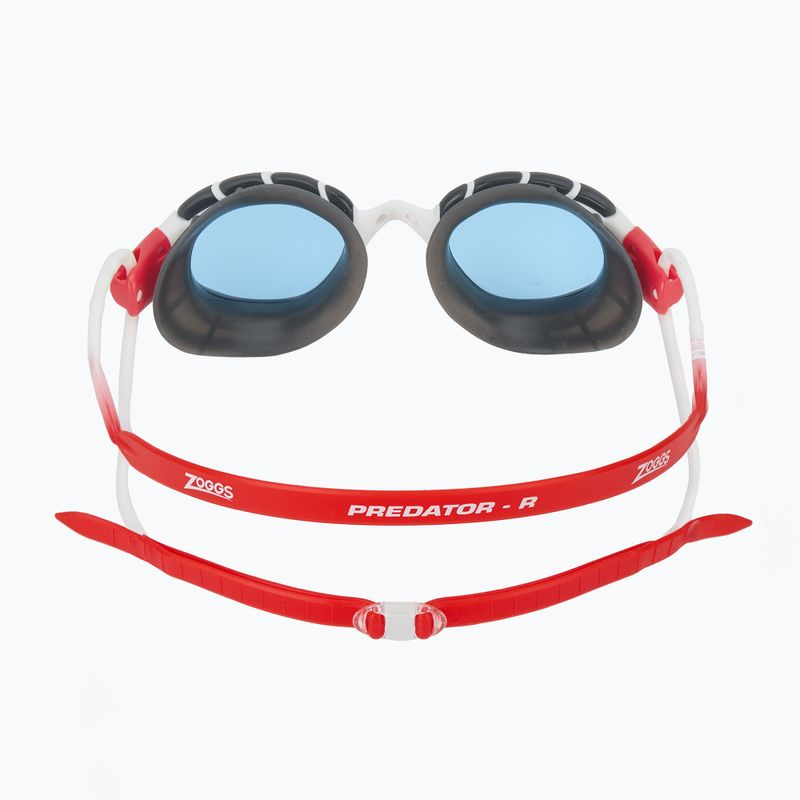 Plavecké brýle Zoggs Predator white/ red/ tint blue 4