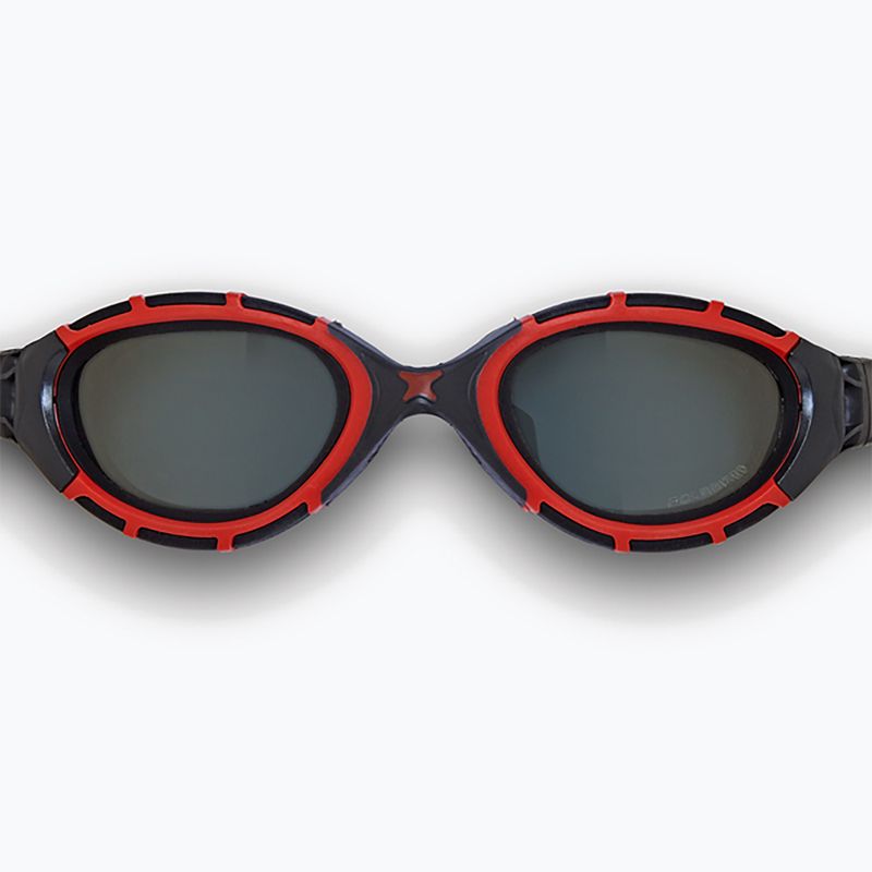 Plavecké brýle Zoggs Predator Flex Polarized red/ black/ smoke polarized 2