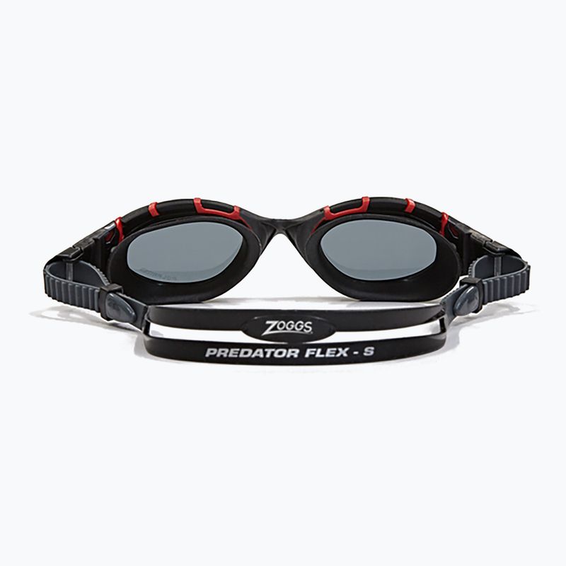 Plavecké brýle Zoggs Predator Flex Polarized red/ black/ smoke polarized 3