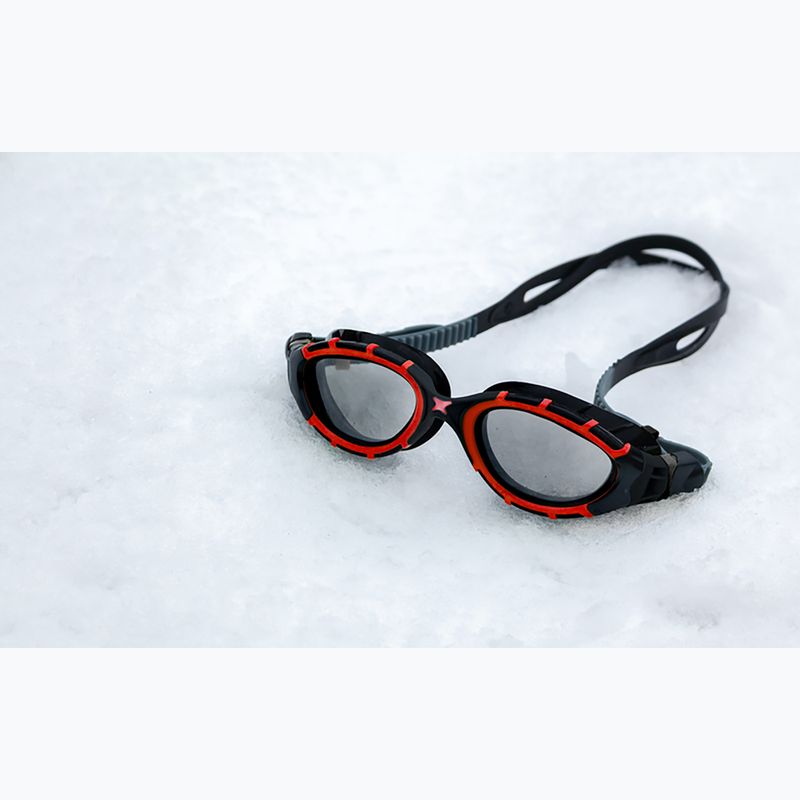 Plavecké brýle Zoggs Predator Flex Polarized red/ black/ smoke polarized 8
