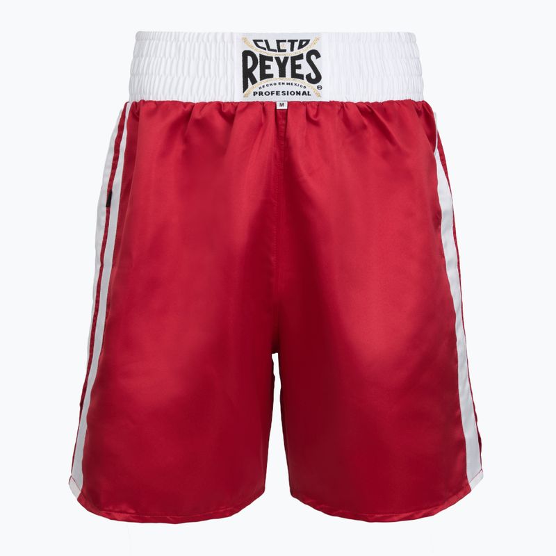 Pánské boxerské šortky Cleto Reyes Satin Boxing red/white