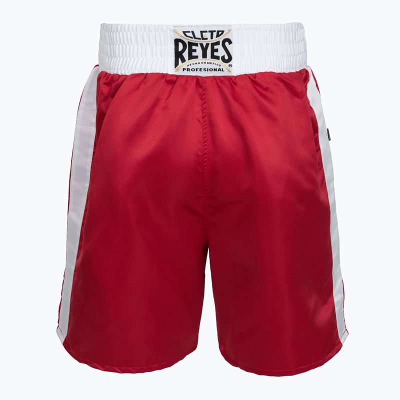 Pánské boxerské šortky Cleto Reyes Satin Boxing red/white 2