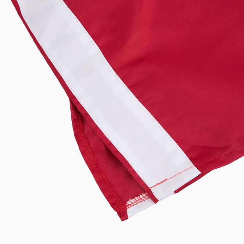 Pánské boxerské šortky Cleto Reyes Satin Boxing red/white 4