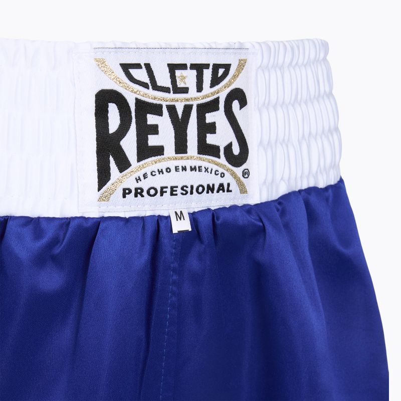 Pánské boxerské šortky Cleto Reyes Satin Boxing blue/white 3