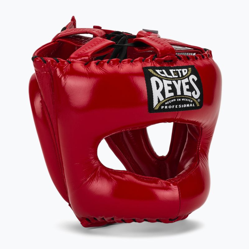 Boxerská helma Cleto Reyes With Pointed Face Nylon Bar red