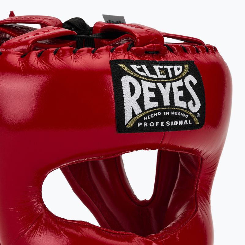 Boxerská helma Cleto Reyes With Pointed Face Nylon Bar red 4