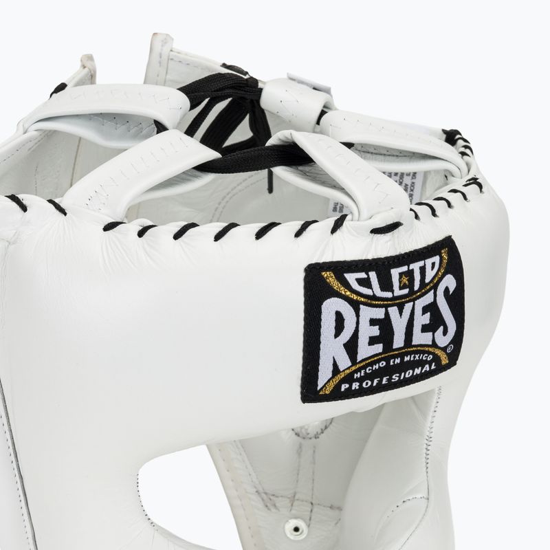 Boxerská přilba Cleto Reyes With Pointed Face Nylon Bar white 4