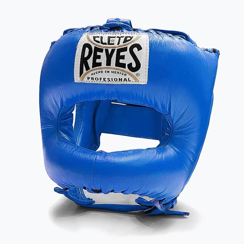 Boxerská helma Cleto Reyes With Pointed Face Nylon Bar blue