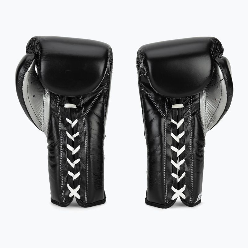 Boxerské rukavice Cleto Reyes Traning Thumb black/silver 3