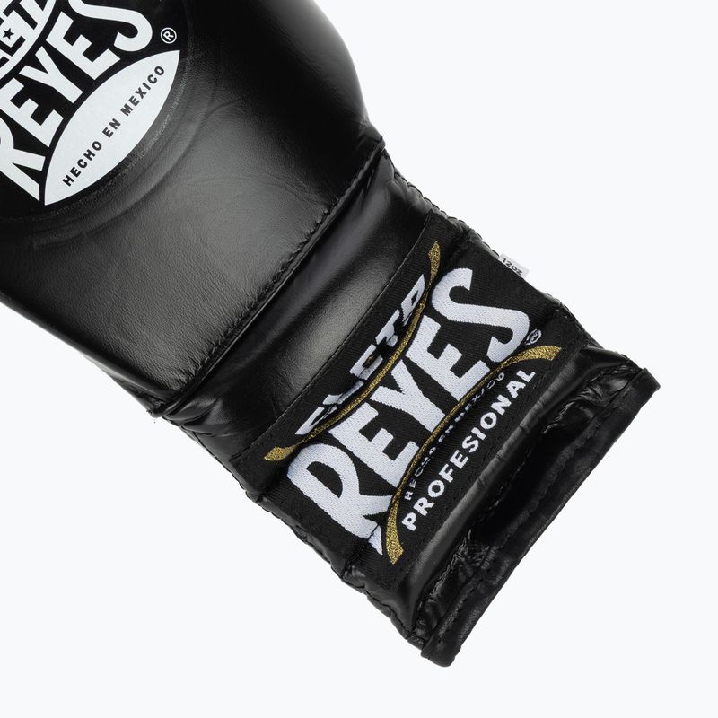 Boxerské rukavice Cleto Reyes Traning Thumb black/silver 6
