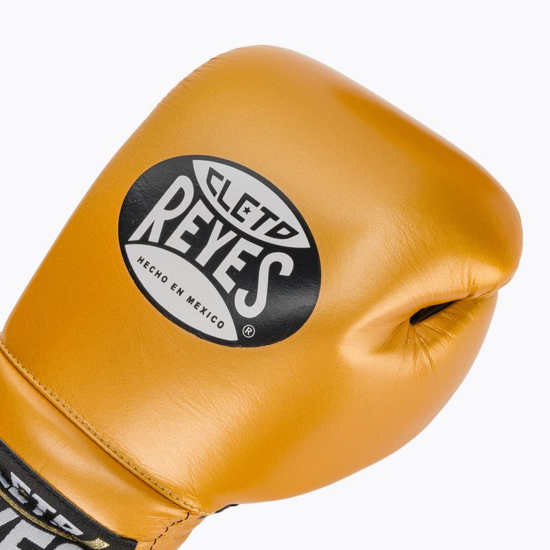 Boxerské rukavice  Cleto Reyes Lace Up Sparring gold 5